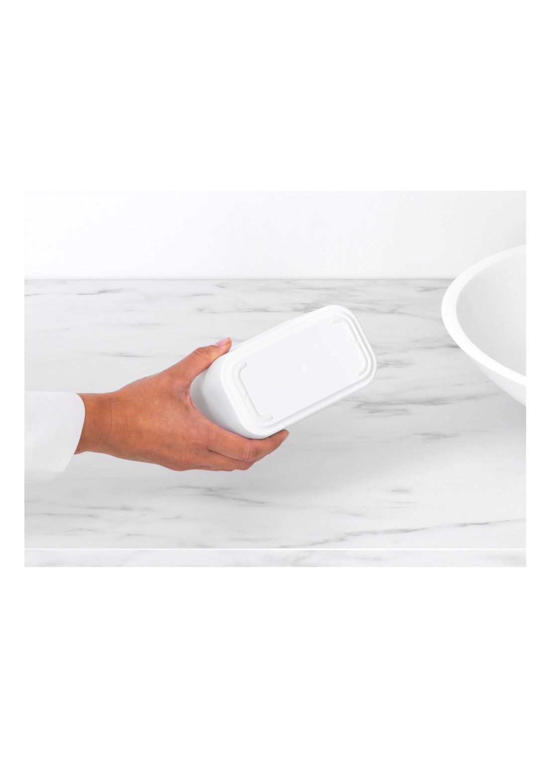 Brabantia MindSet badkamer afvalbakje 1,28 liter - detail 3 wit