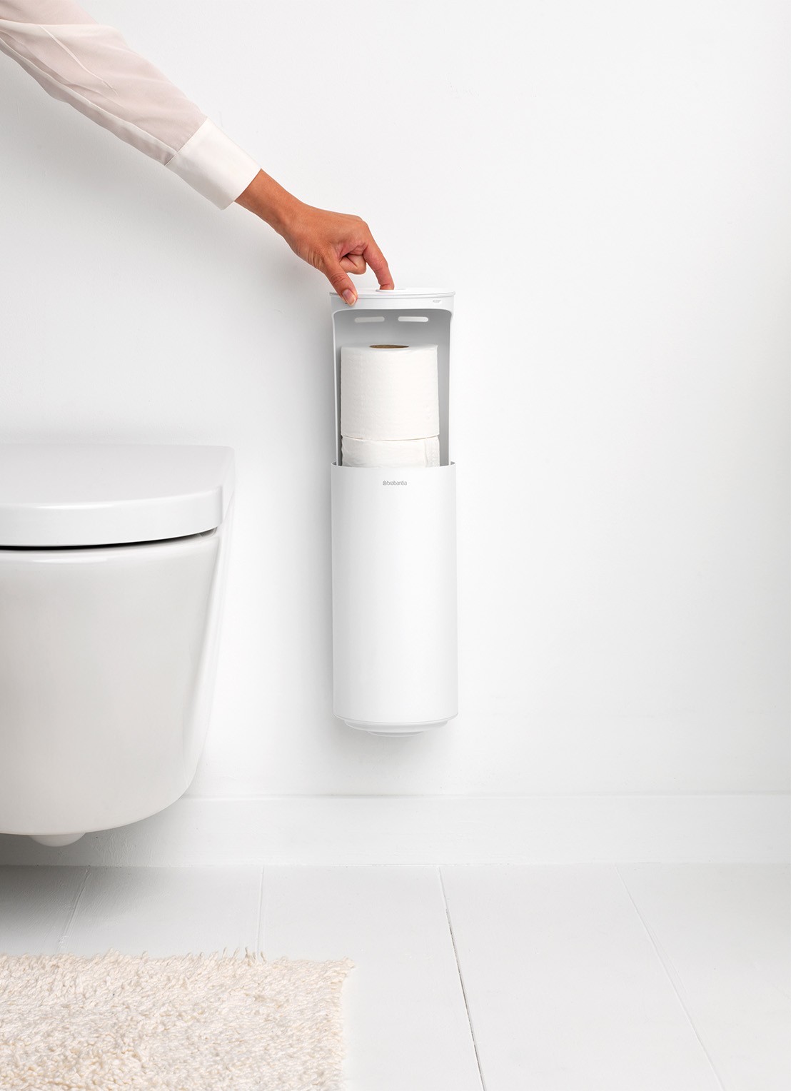 Brabantia MindSet toiletaccessoires 3-delig  - detail 4 wit