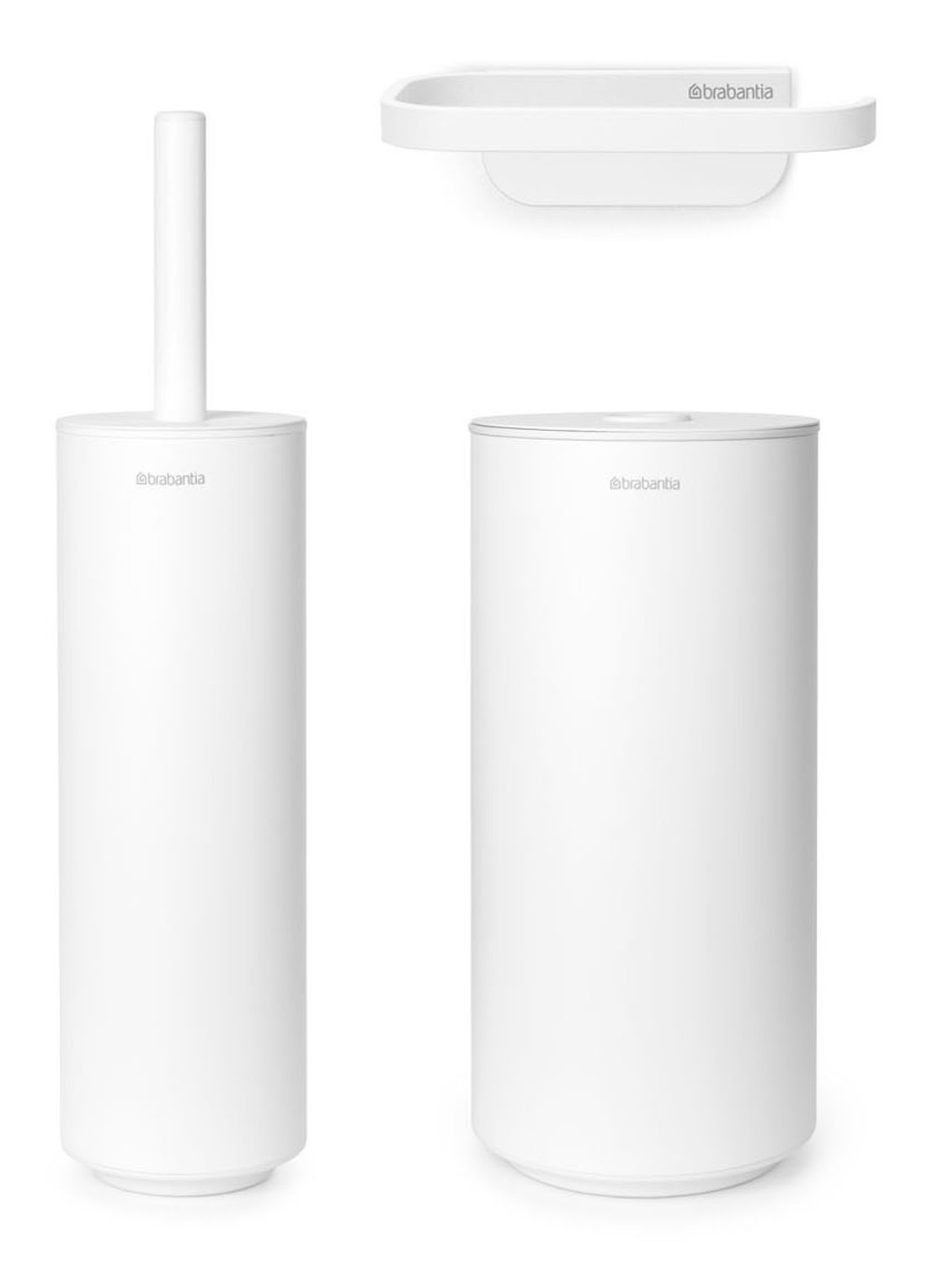 Brabantia MindSet toiletaccessoires 3-delig  - voorkant wit