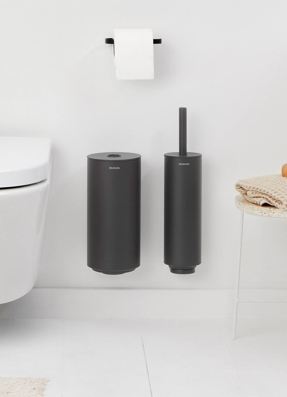 Brabantia MindSet toiletaccessoires 3-delig  - detail 4 antraciet