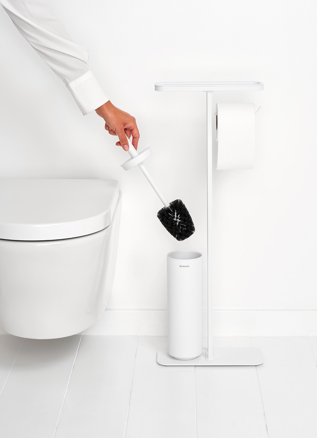 Brabantia MindSet toiletbutler - detail 2 wit