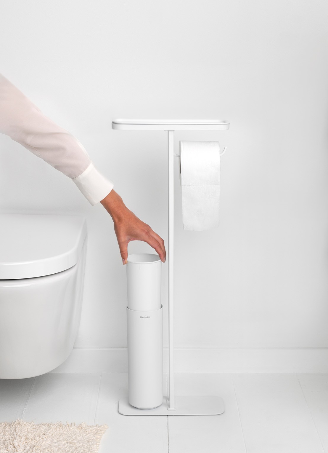 Brabantia MindSet toiletbutler - detail 4 wit