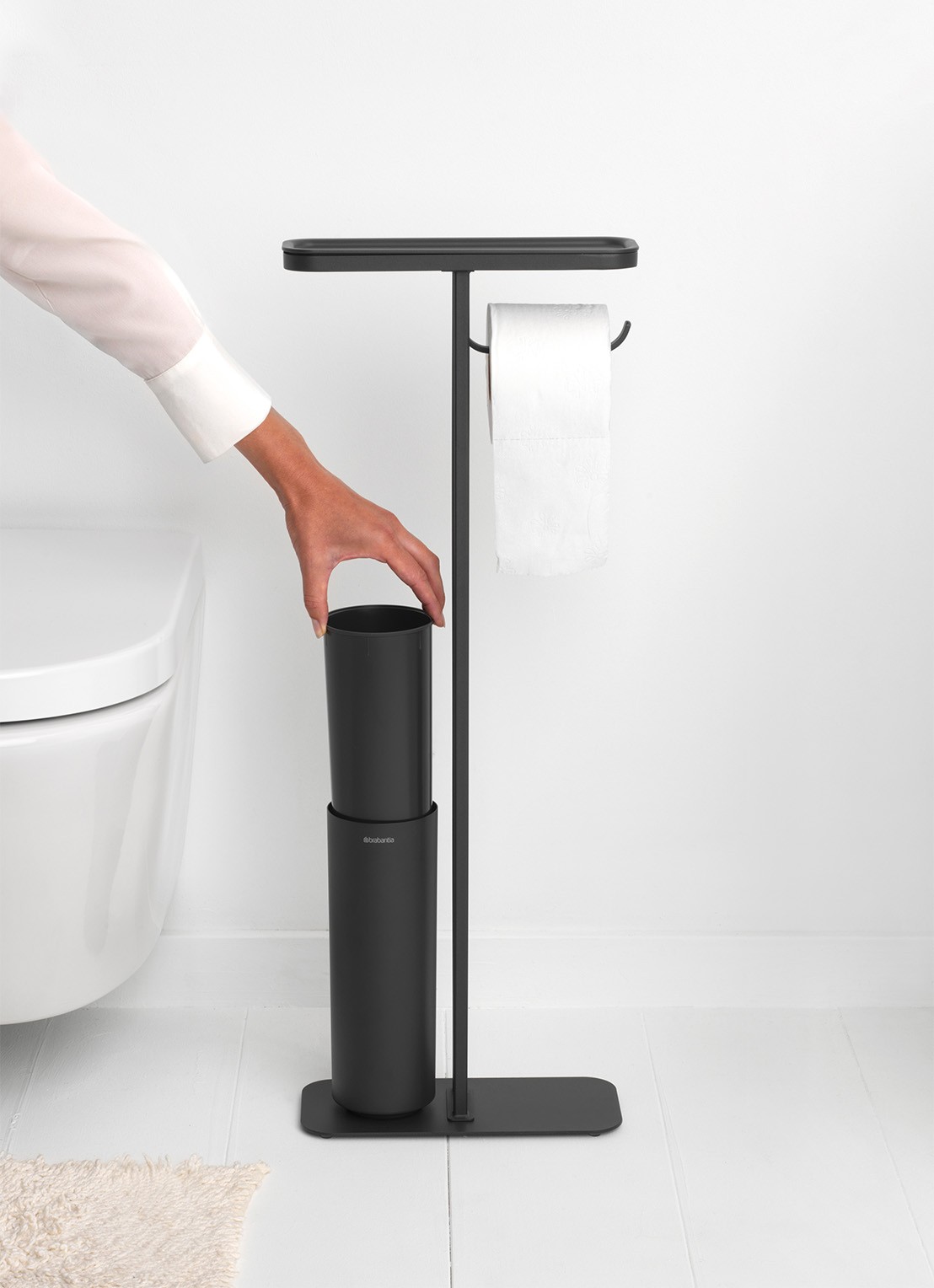 Brabantia MindSet toiletbutler - detail 6 antraciet