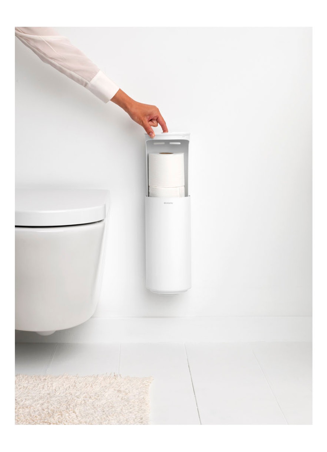 Brabantia MindSet toiletrolhouder - detail 2 wit