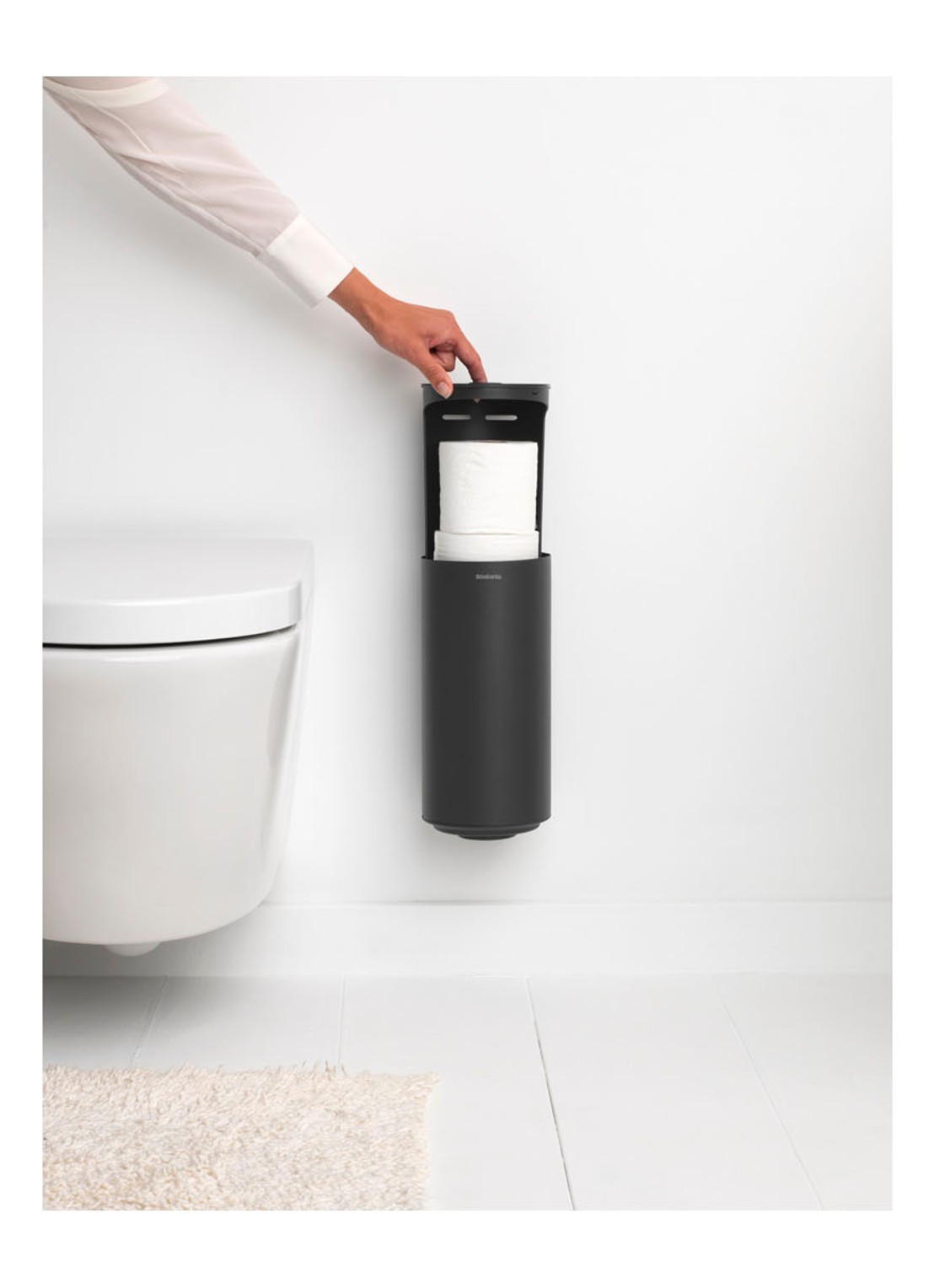 Brabantia MindSet toiletrolhouder - detail 3 grijs
