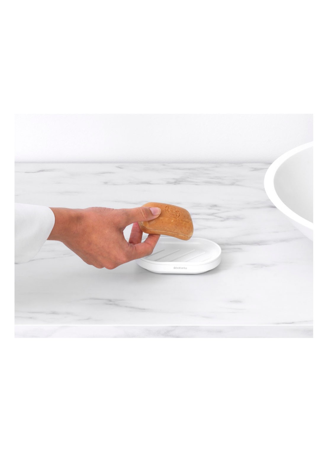 Brabantia MindSet zeepbakje 8,1 cm x 12,1 cm - detail 6 wit