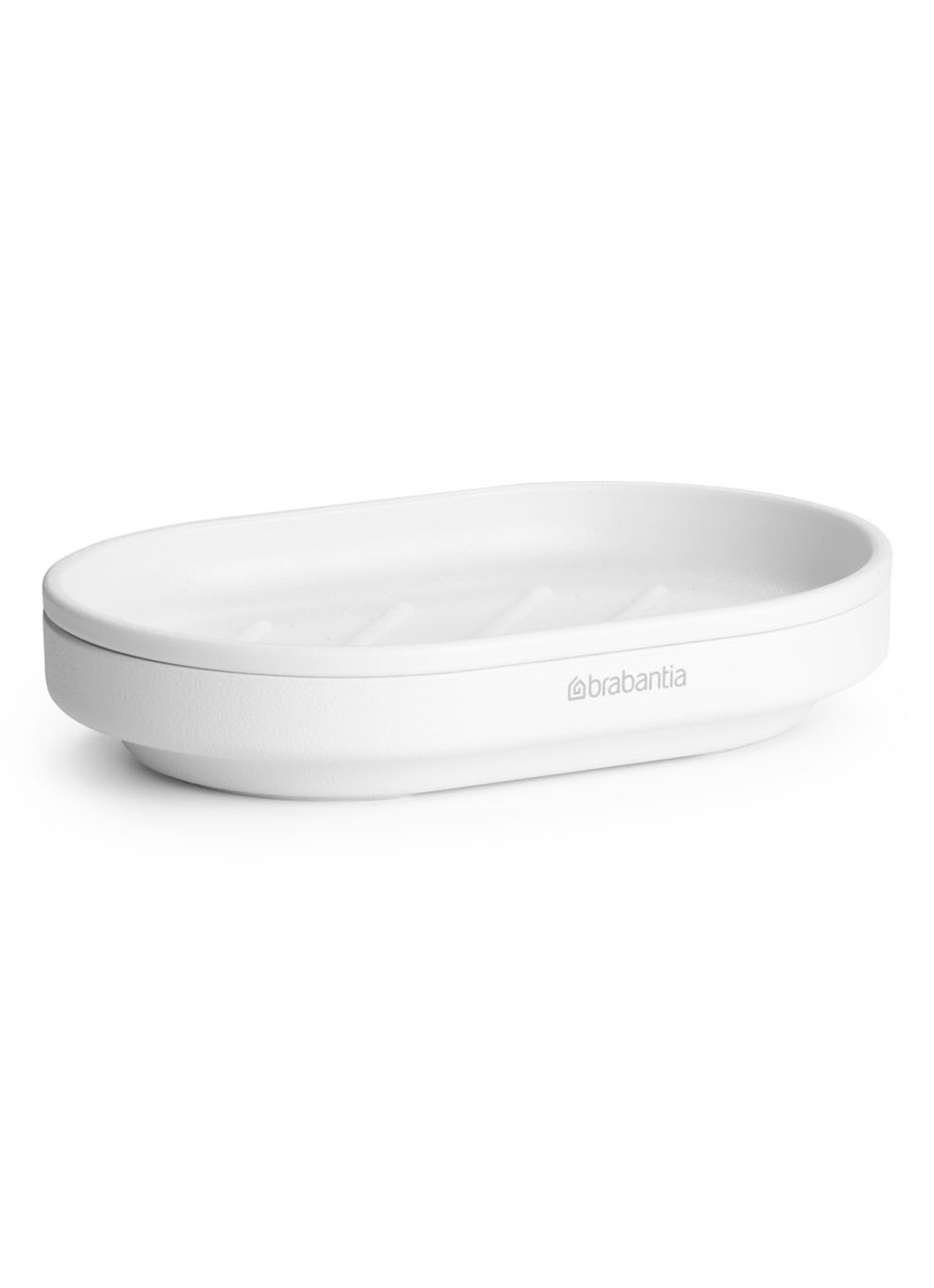 Brabantia MindSet zeepbakje 8,1 cm x 12,1 cm - voorkant wit