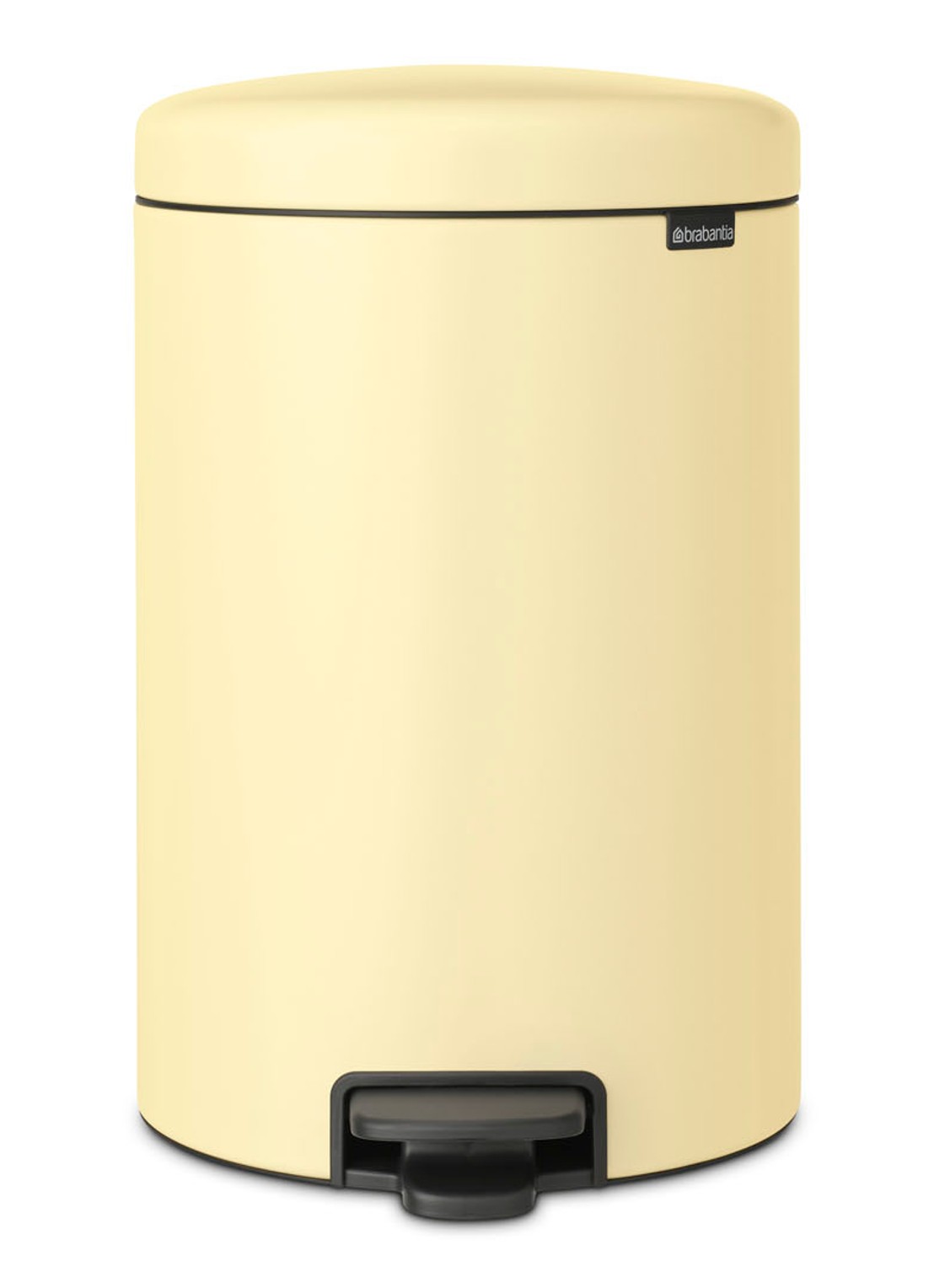 Brabantia NewIcon pedaalemmer 20 liter - voorkant 7 lichtgeel