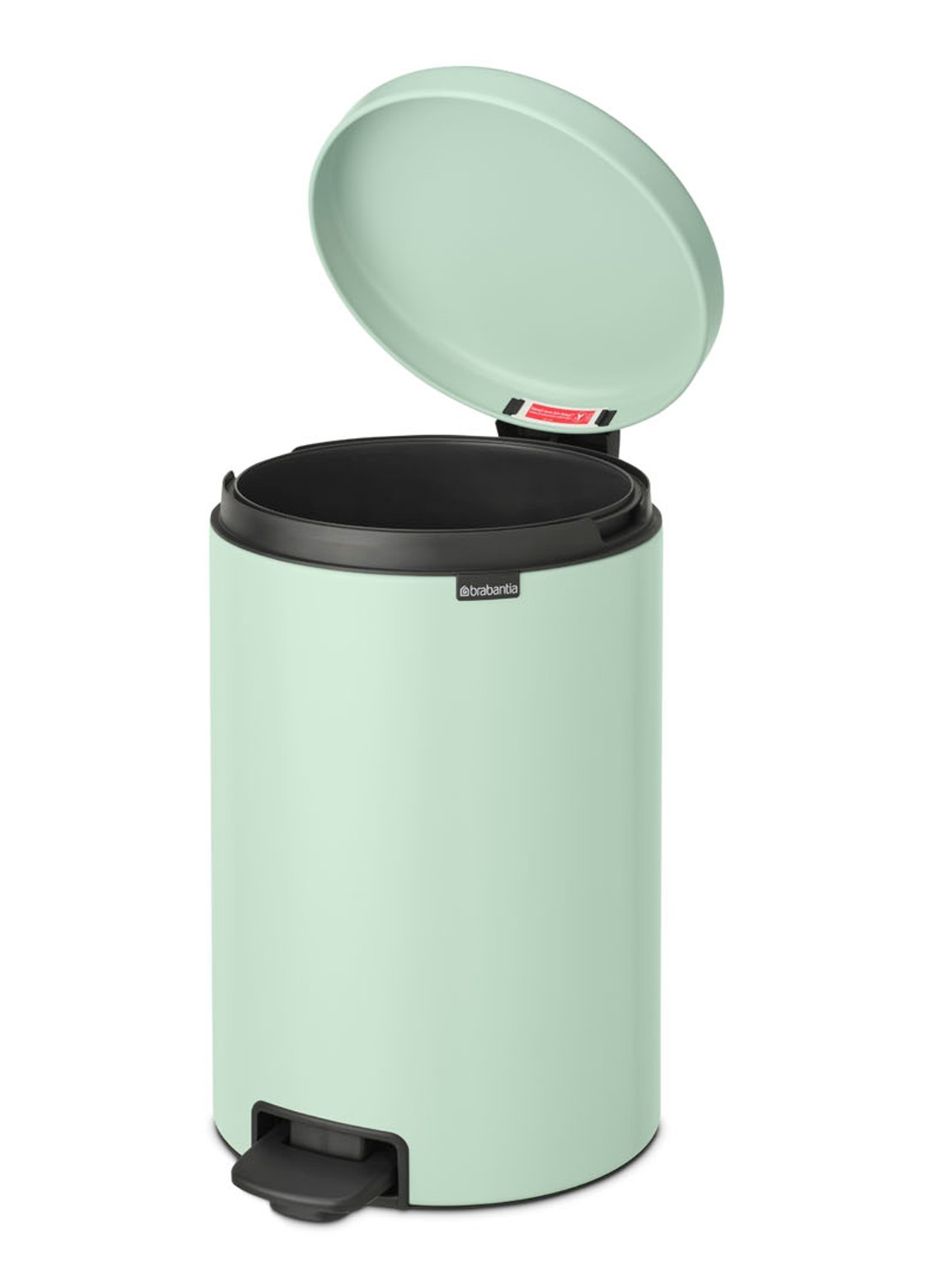 Brabantia NewIcon pedaalemmer 20 liter - voorkant 2 lindegroen
