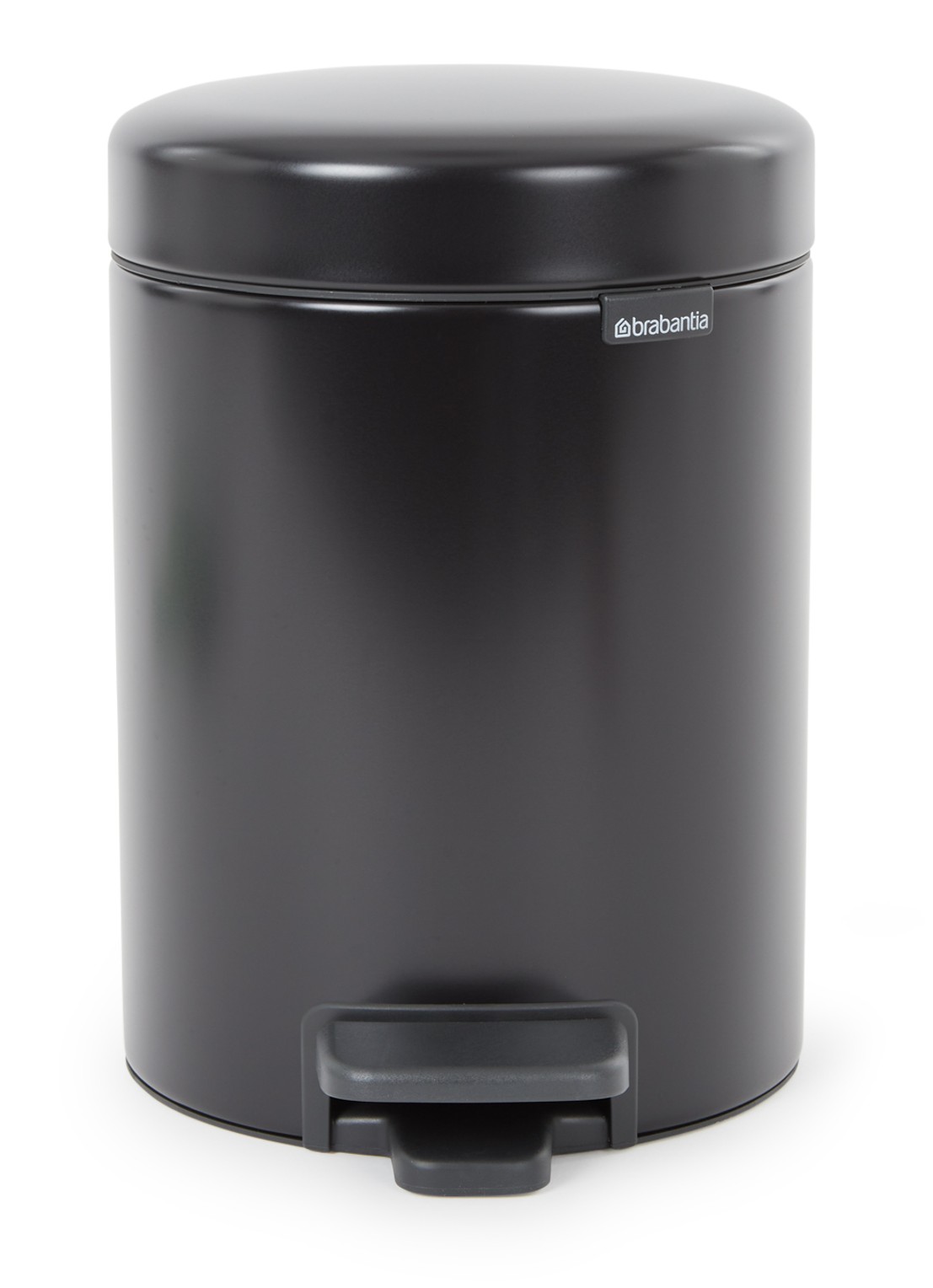 Brabantia NewIcon pedaalemmer 3 liter - voorkant zwart