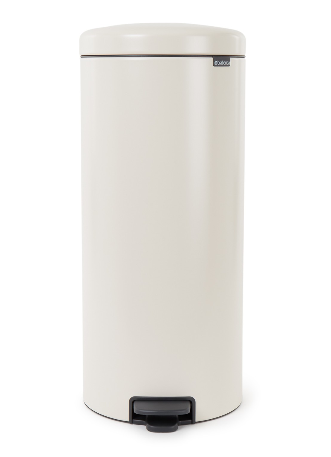 Brabantia NewIcon pedaalemmer 30 liter - voorkant beige