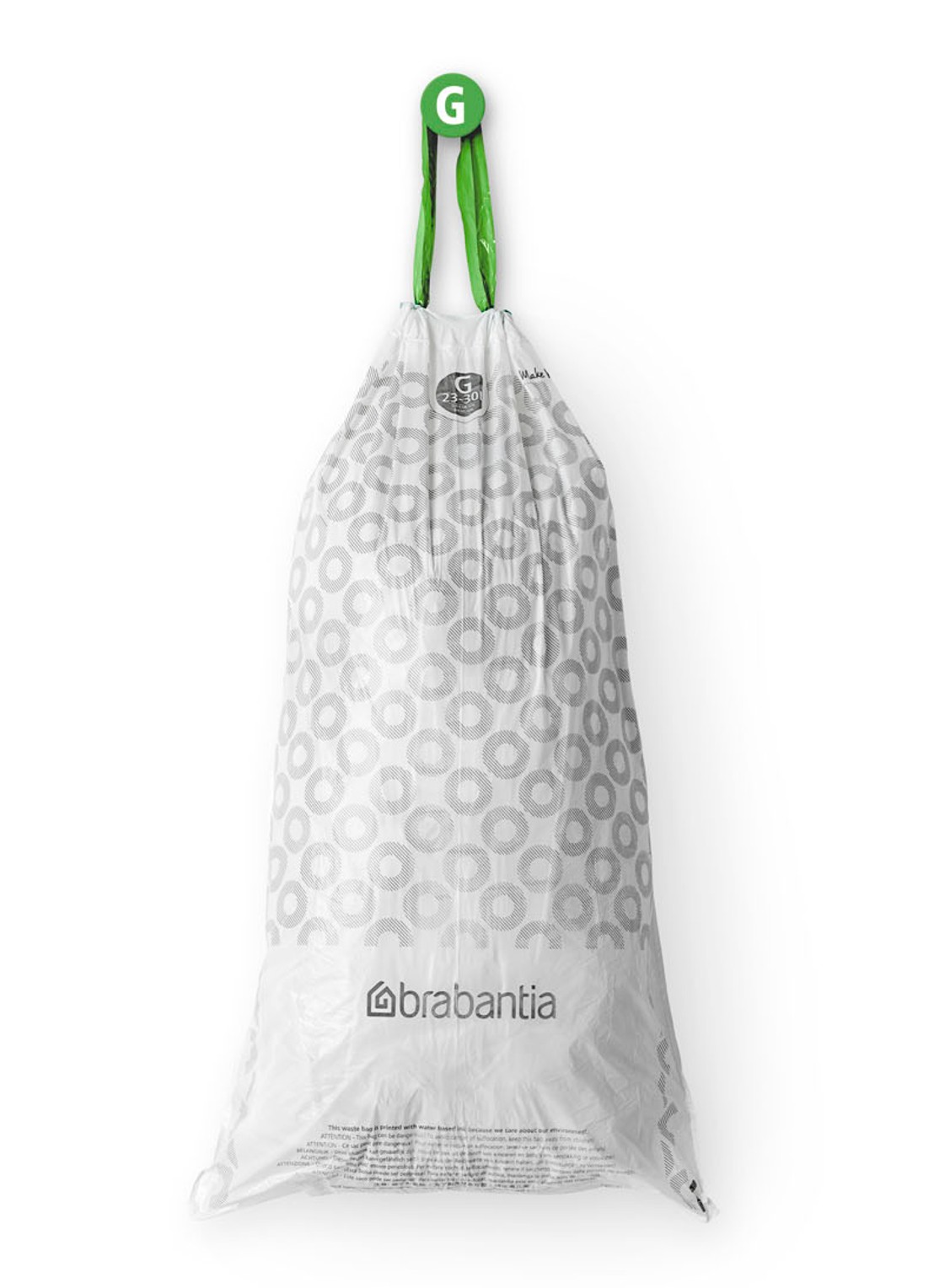 Brabantia Perfect Fit afvalzakken code G 23-30 L 40 stuks - detail 3 wit
