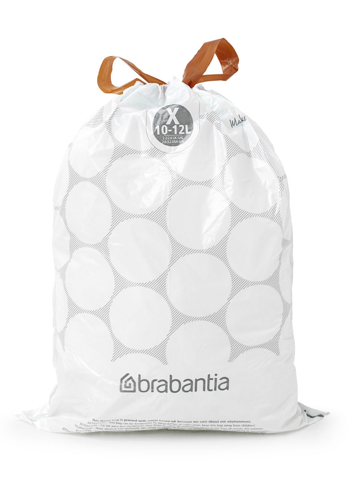Brabantia Perfect Fit X 10-12L vuilniszak 200 stuks - detail 3 wit