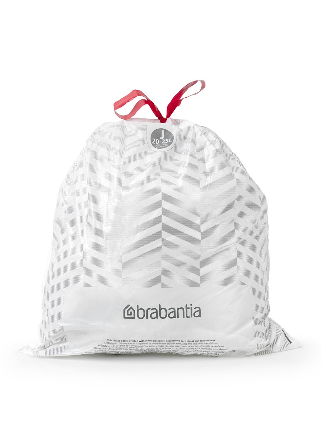 Brabantia PerfectFit afvalzak code J 20 - 25 liter 6 x 20 stuks - detail 3 wit