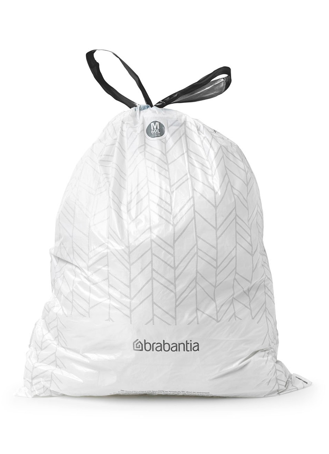 Brabantia  PerfectFit afvalzak code M 60 liter 6 x 20 stuks - detail 5 wit