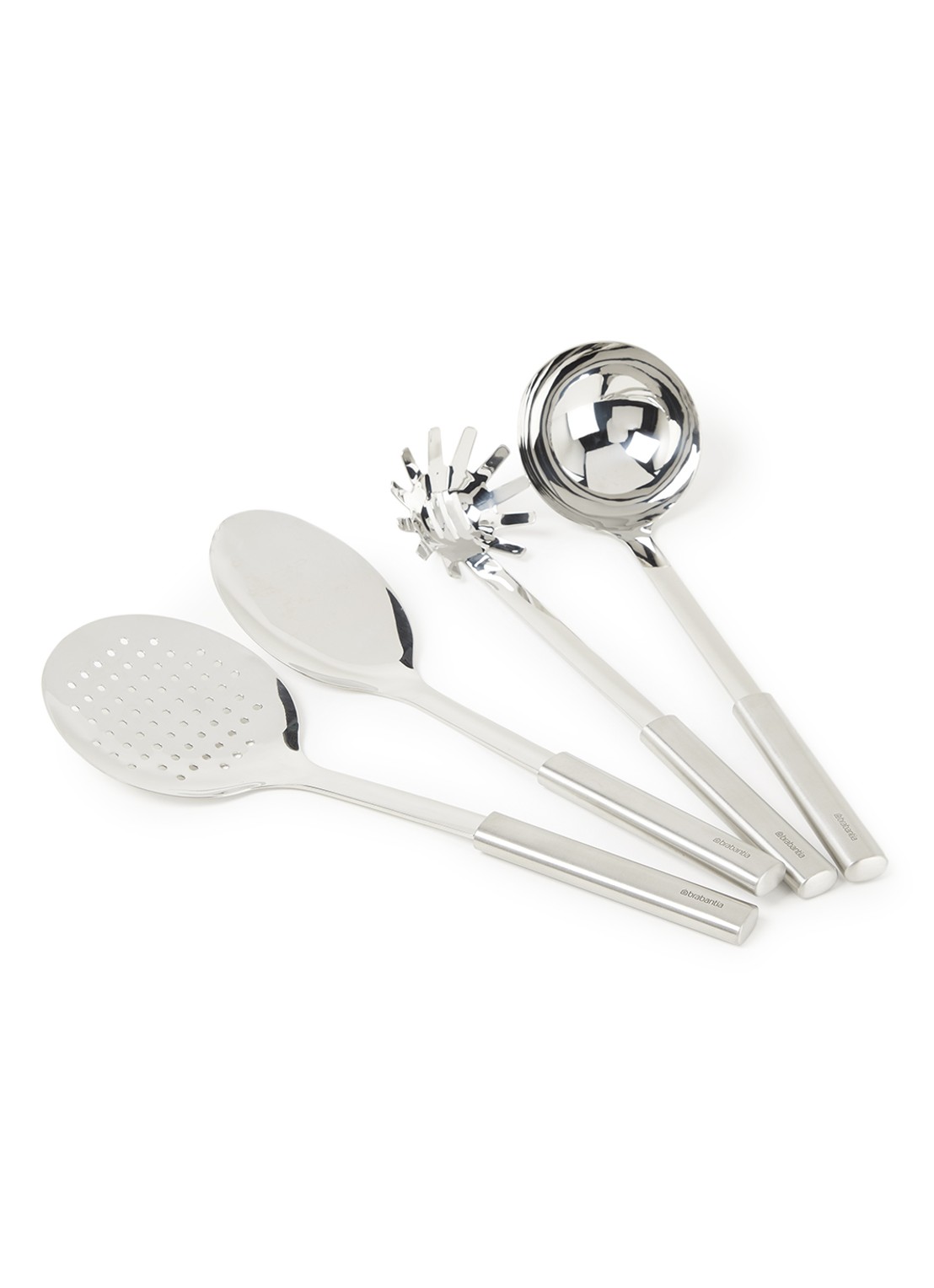 Brabantia Profile keukengereiset 4-delig - voorkant 2 zilver