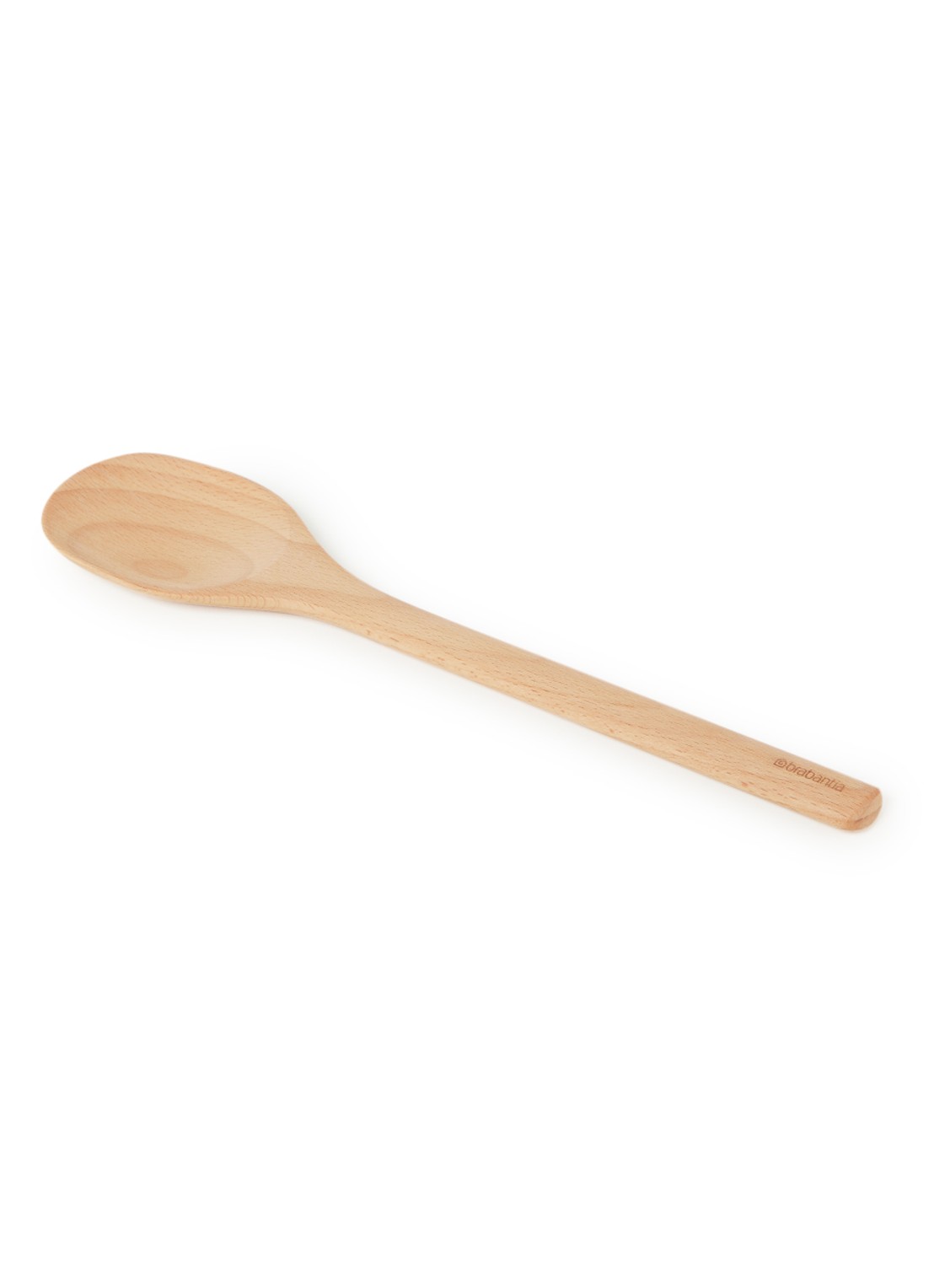 Brabantia Profile pollepel van beukenhout 32,5 cm  - voorkant beige