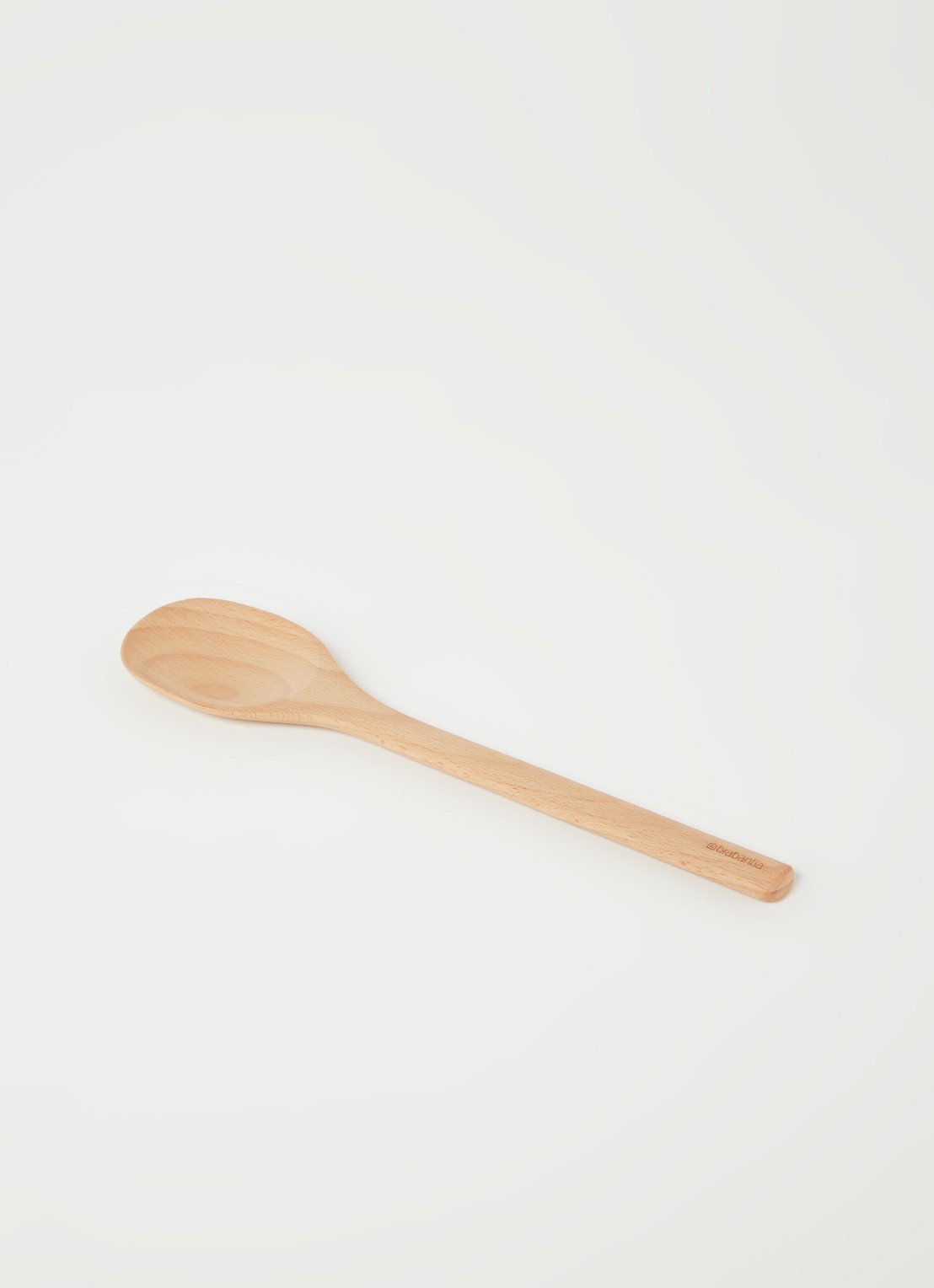 Brabantia Profile pollepel van beukenhout 32,5 cm  - voorkant 2 beige