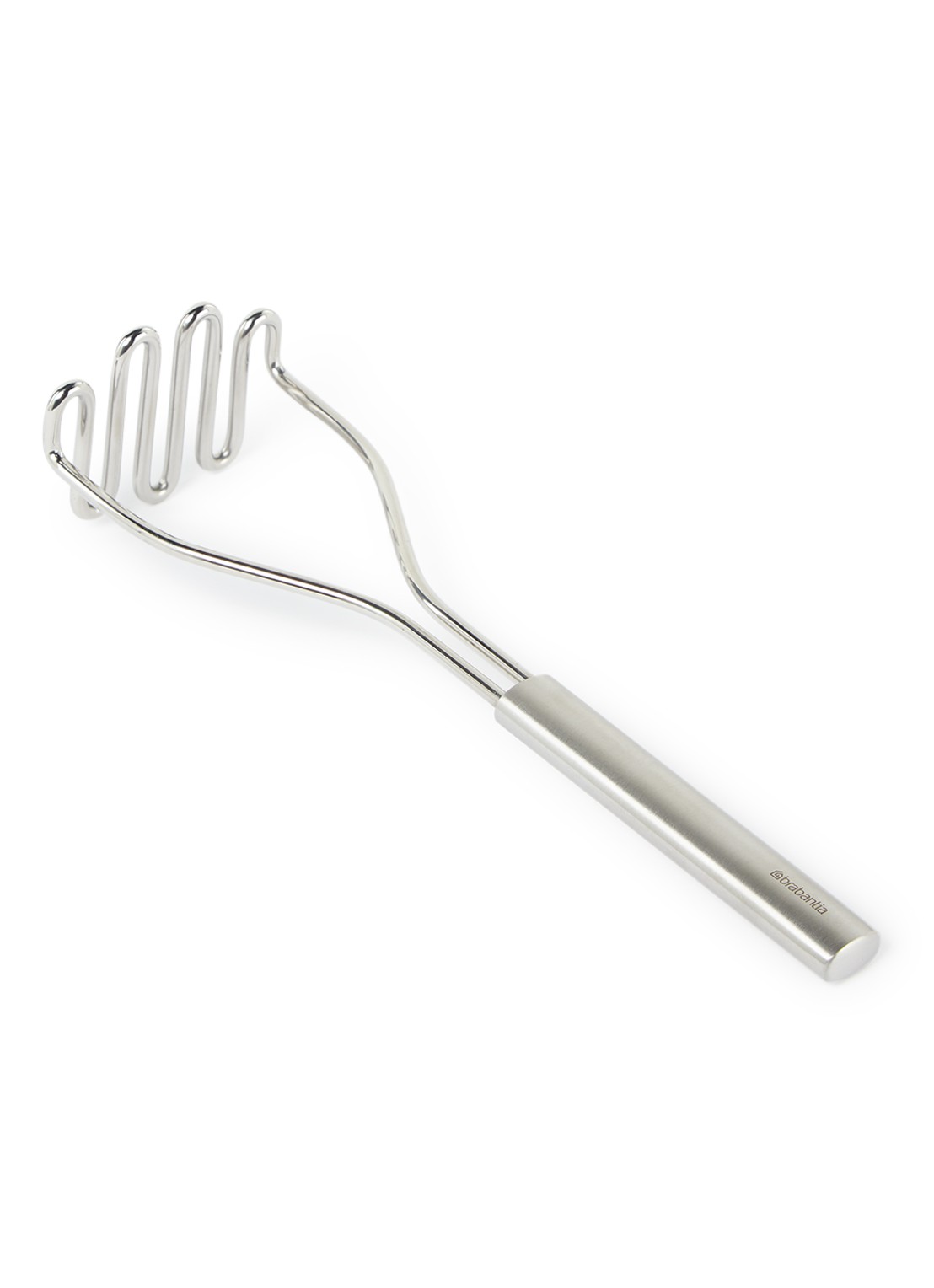 Brabantia Profile pureestamper 30,5 cm  - voorkant zilver