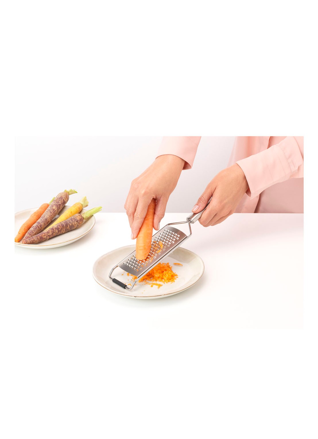 Brabantia Profile rasp grof 30,5 cm  - voorkant 2 zilver