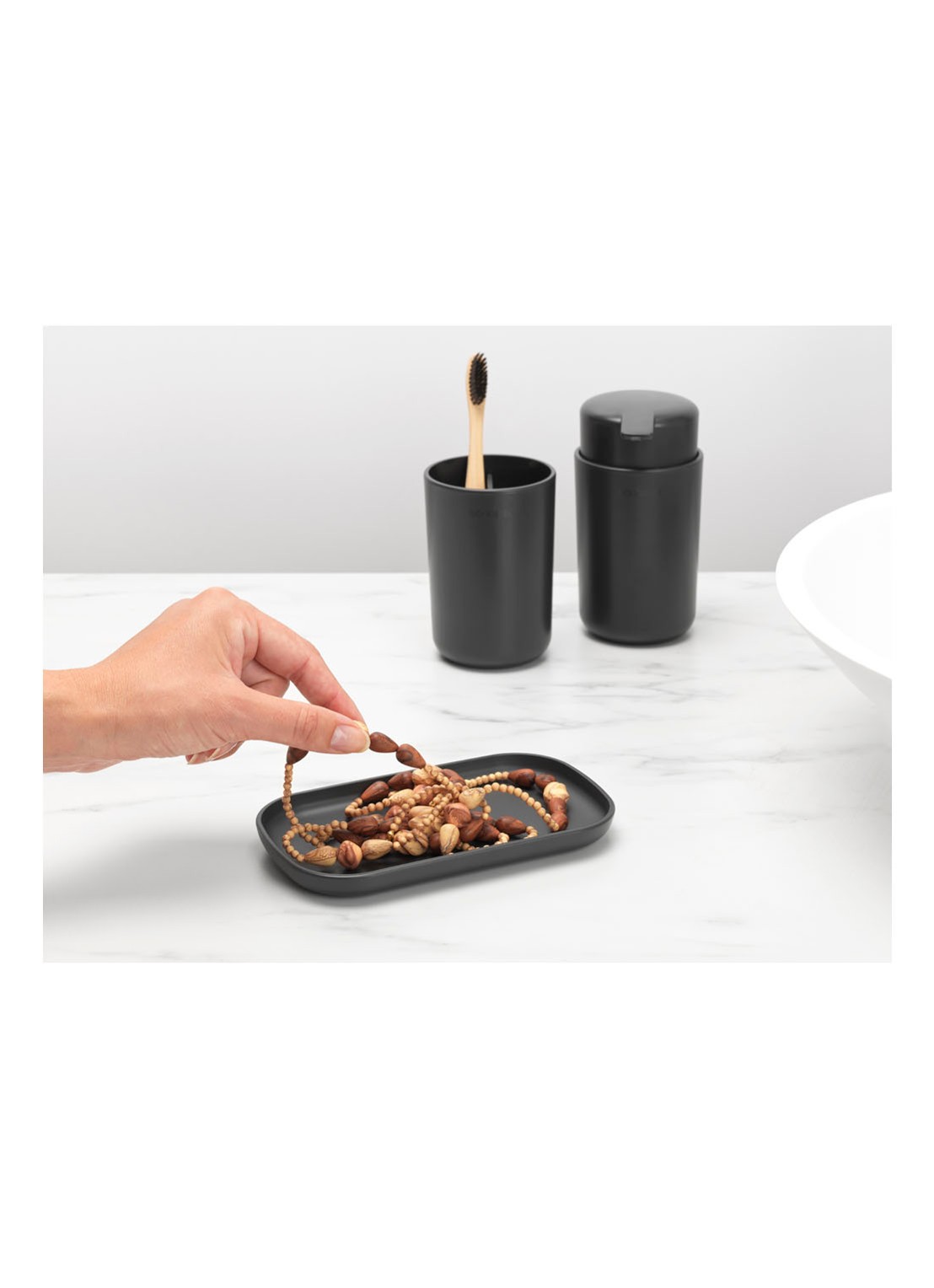 Brabantia ReNew badkameraccessoires set van 3 - detail 5 antraciet