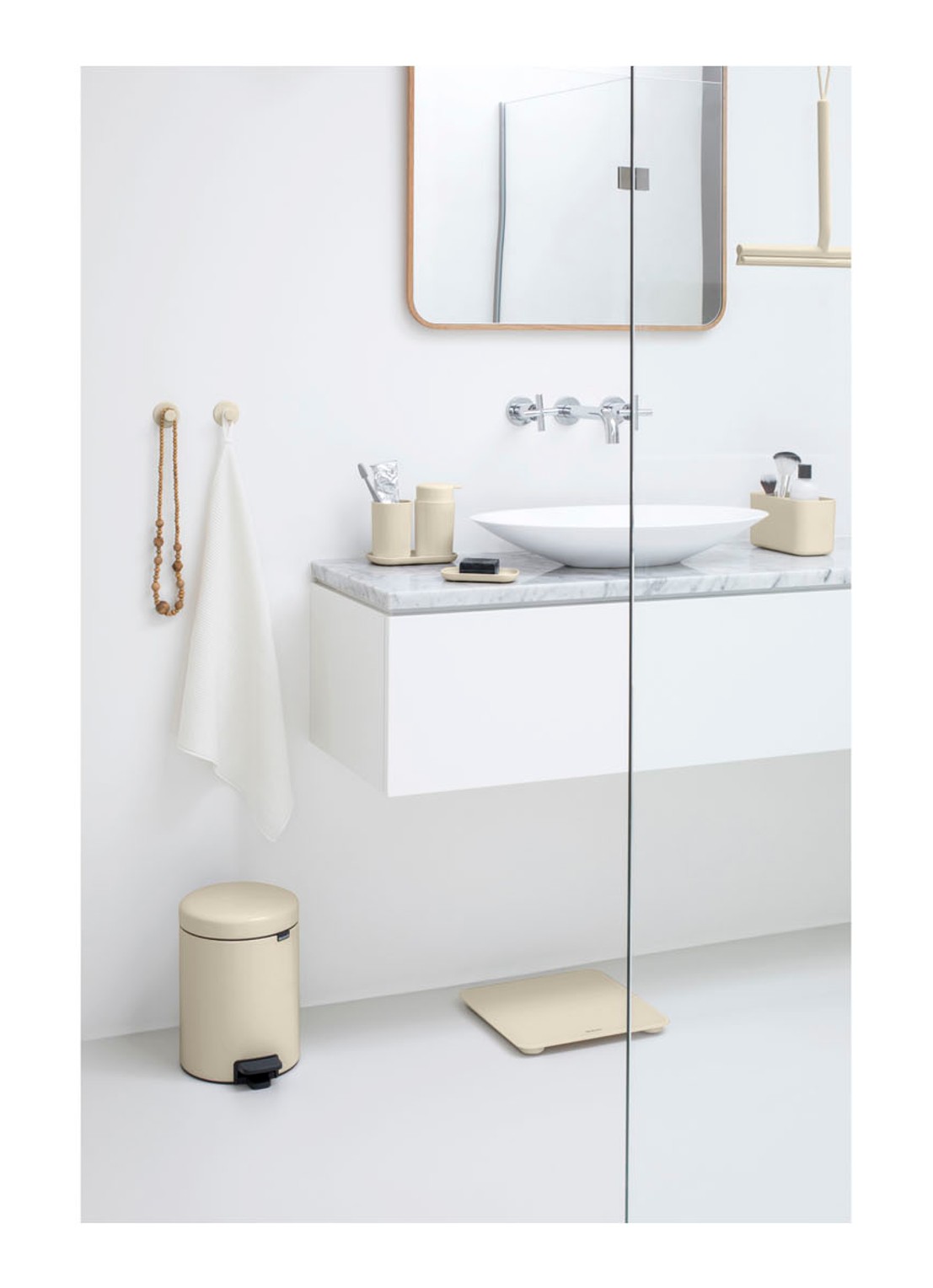 Brabantia ReNew opbergdoos 19,7 cm - detail 2 beige