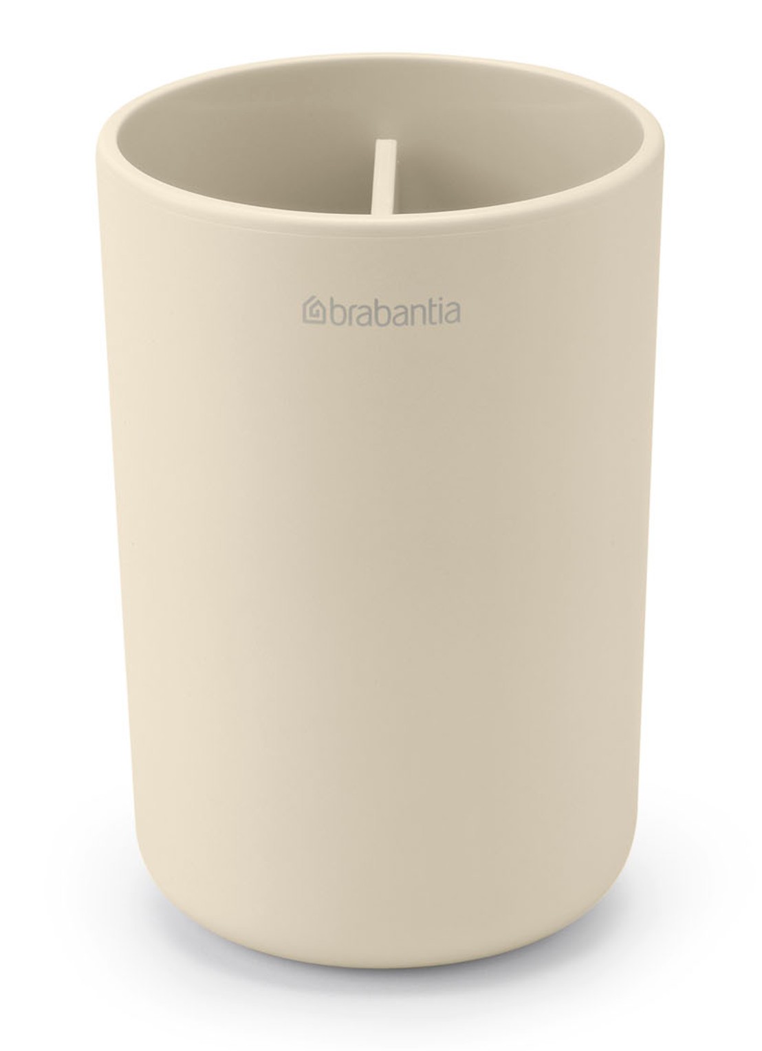 Brabantia ReNew tandenborstelhouder 11 cm - voorkant beige