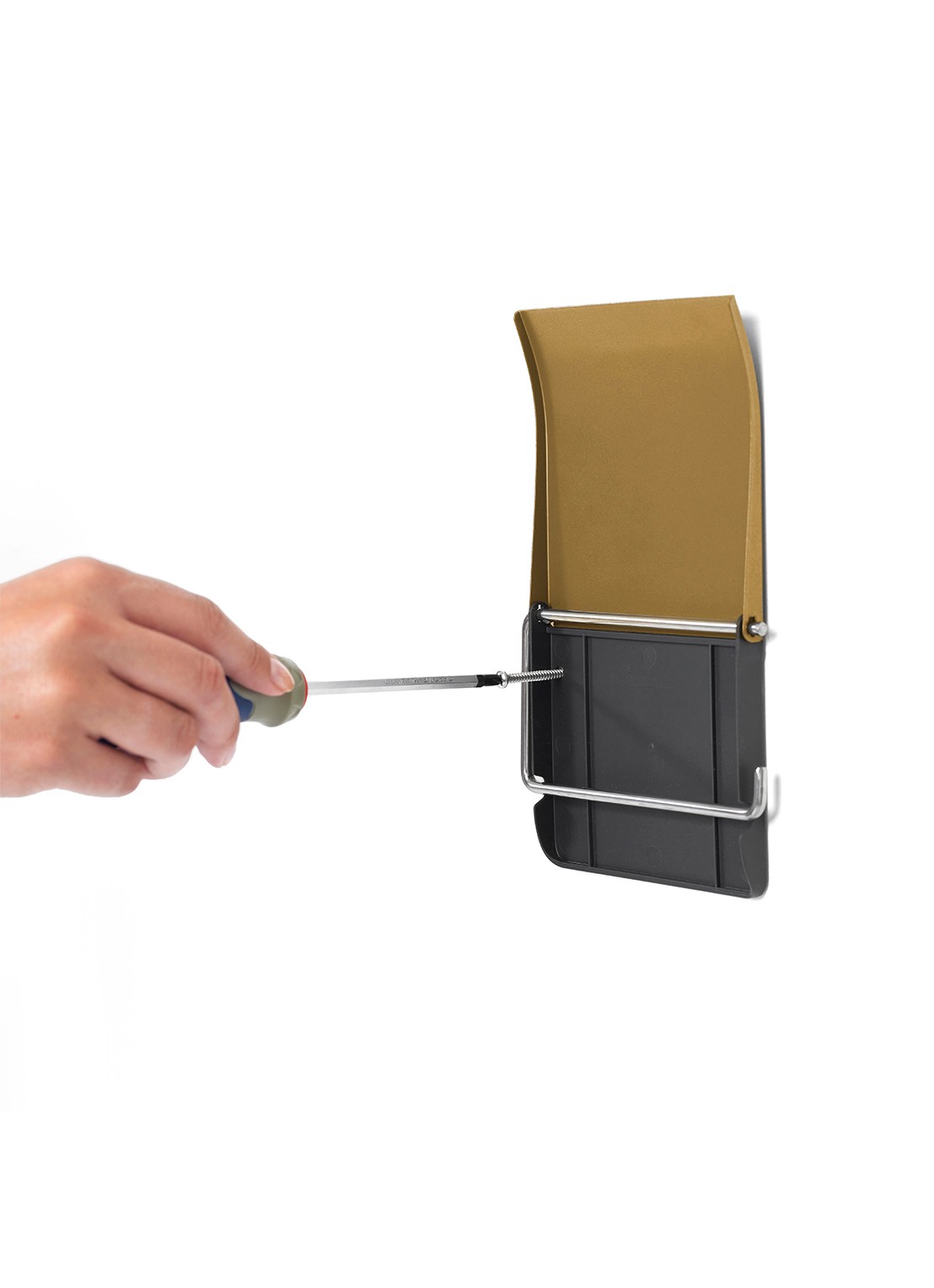 Brabantia ReNew toiletrolhouder met klep - detail 3 goud