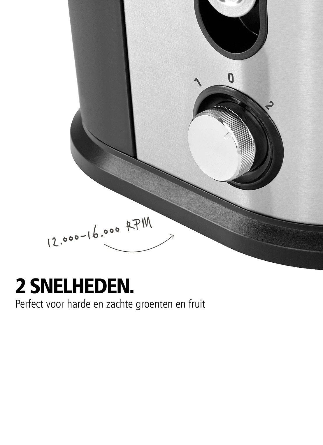 Brabantia Sapcentrifuge voor Groenten & Fruit BBEK1123 - detail 3 zilver