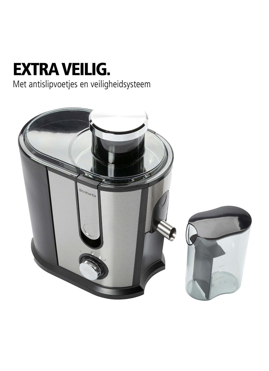 Brabantia Sapcentrifuge voor Groenten & Fruit BBEK1123 - detail 5 zilver