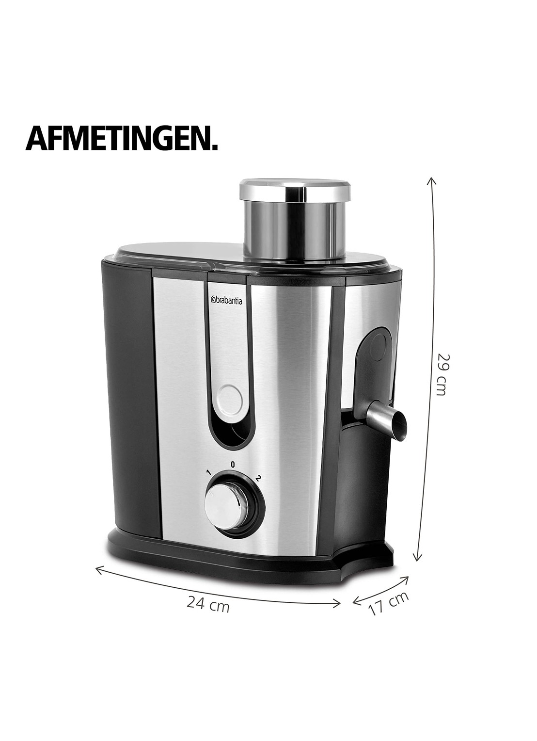 Brabantia Sapcentrifuge voor Groenten & Fruit BBEK1123 - detail 7 zilver