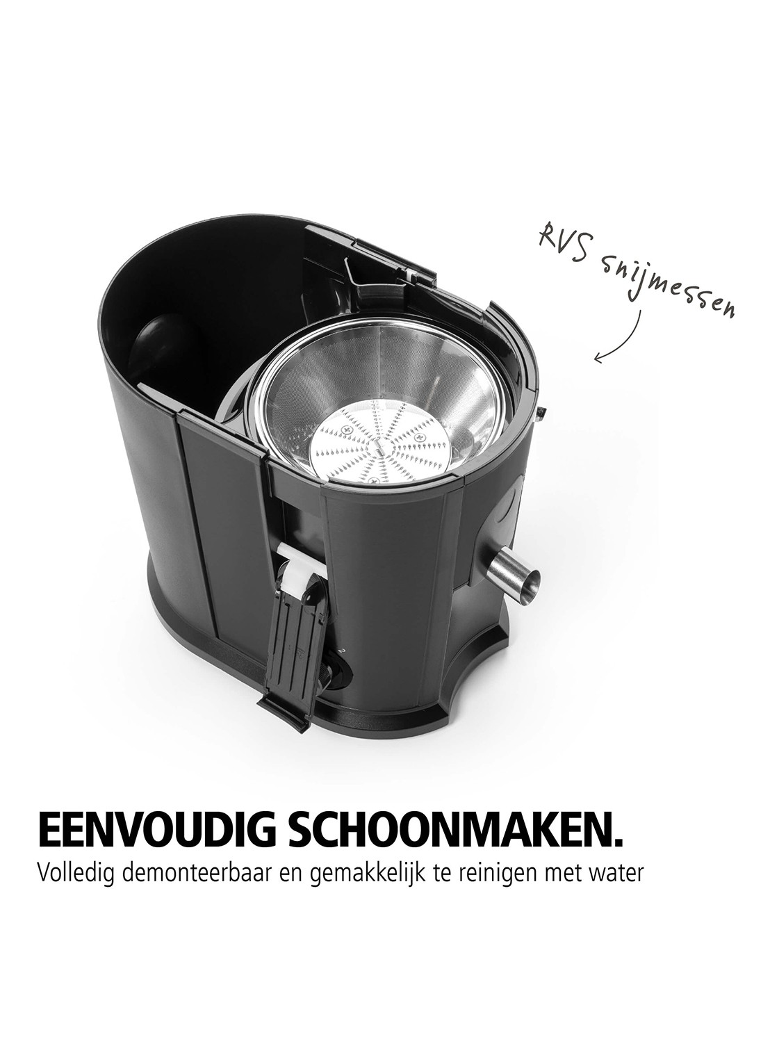 Brabantia Sapcentrifuge voor Groenten & Fruit BBEK1123BK - detail 5 zwart