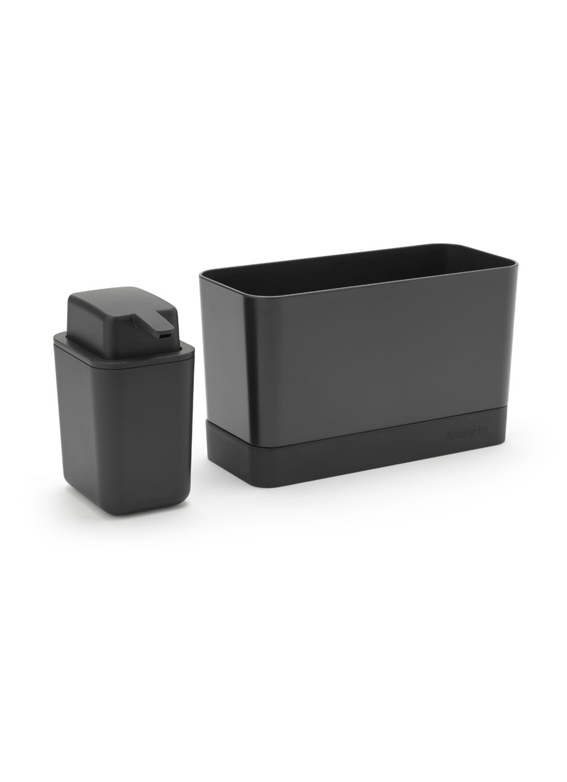 Brabantia Sink Side aanrecht organizer 2-delig - achterkant antraciet
