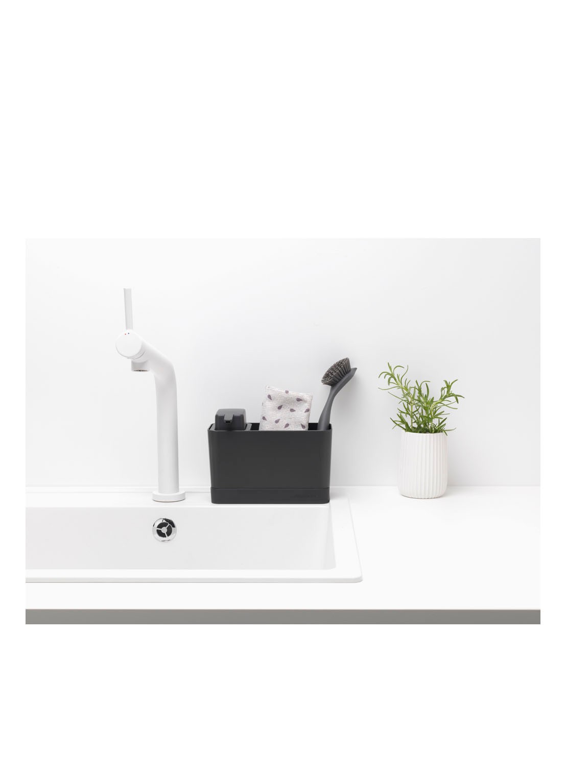 Brabantia Sink Side aanrecht organizer 2-delig - detail 7 antraciet
