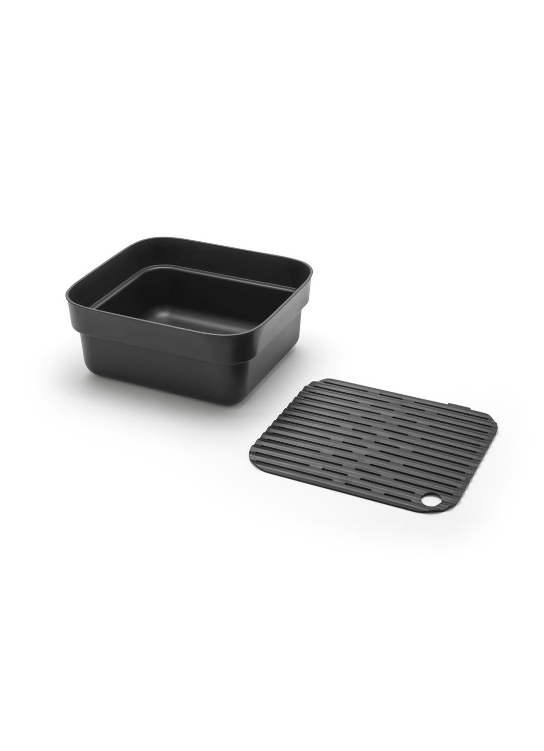 Brabantia Sink Side afwasbak met droogrek - achterkant 3 antraciet