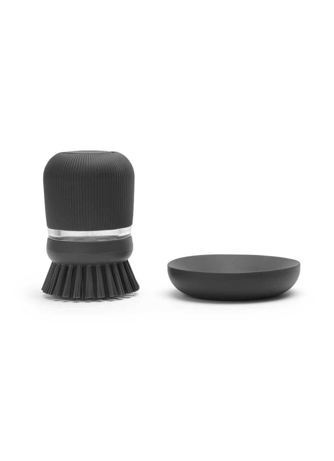 Brabantia Sink Side afwasborstel met zeepreservoir - voorkant 7 antraciet