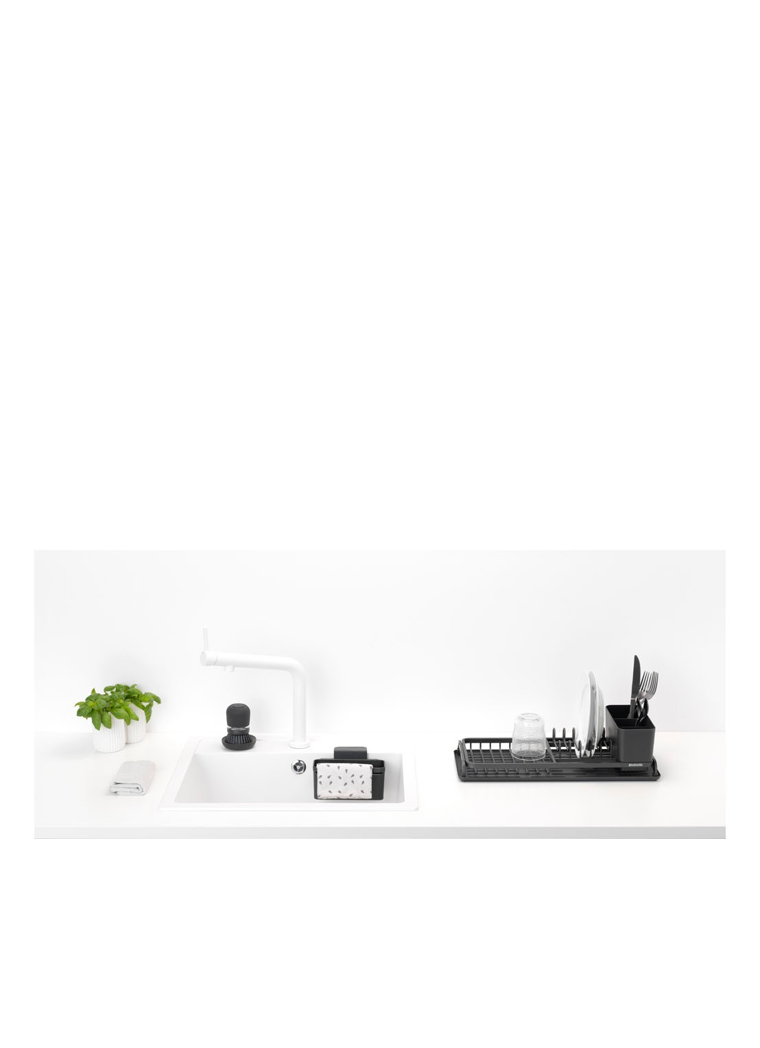 Brabantia Sink Side afwasset 4-delig - achterkant 3 antraciet
