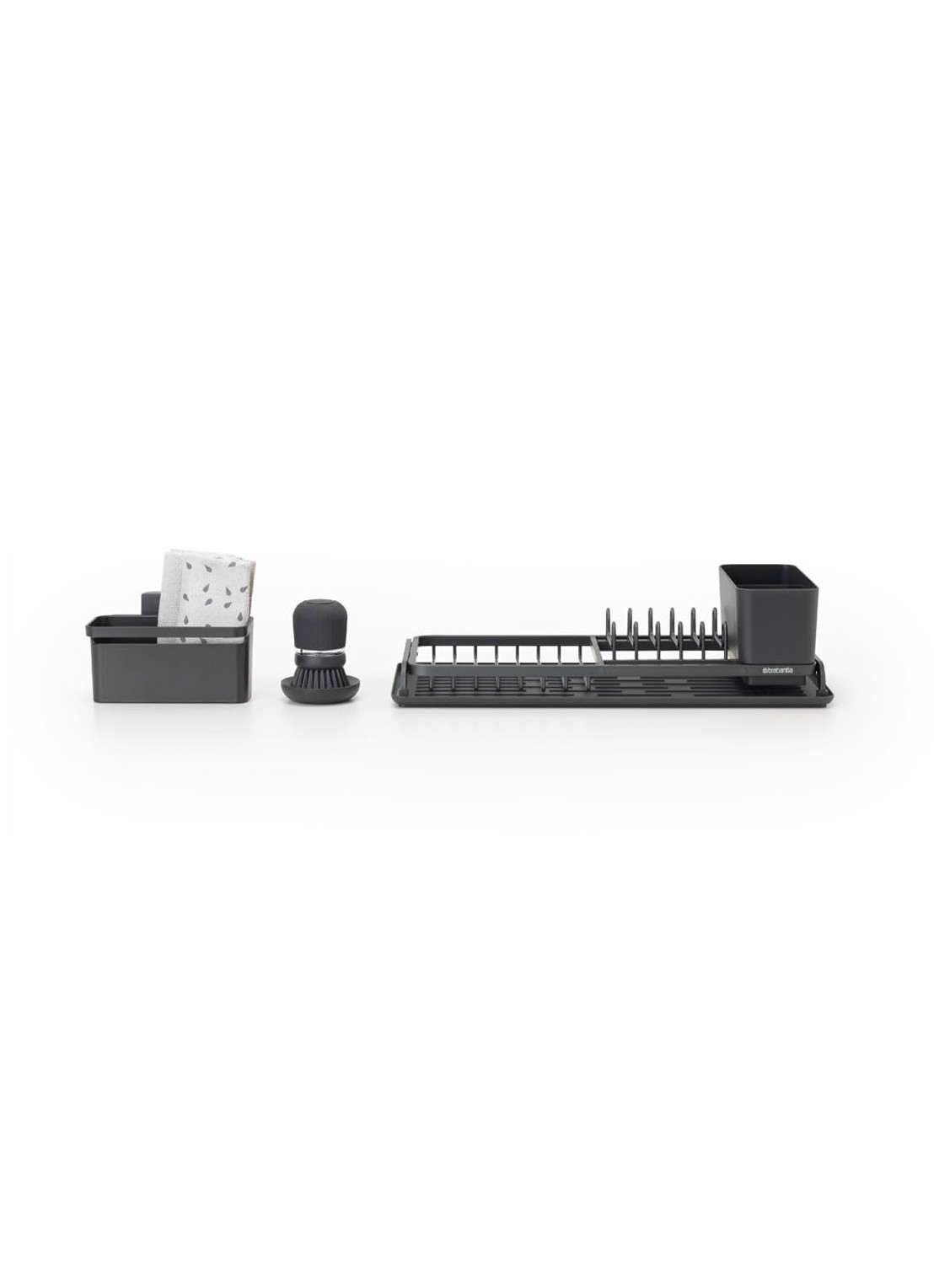 Brabantia Sink Side afwasset 4-delig - voorkant antraciet