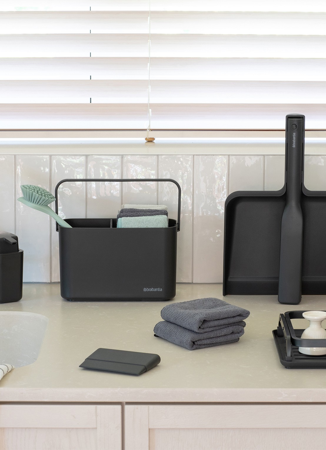 Brabantia  SinkSide aanrecht organizer 8-delig - detail 4 grijs