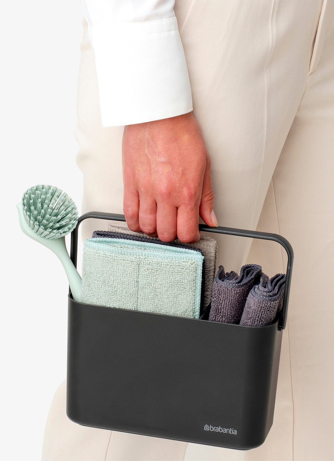 Brabantia  SinkSide aanrecht organizer 8-delig - voorkant 7 grijs