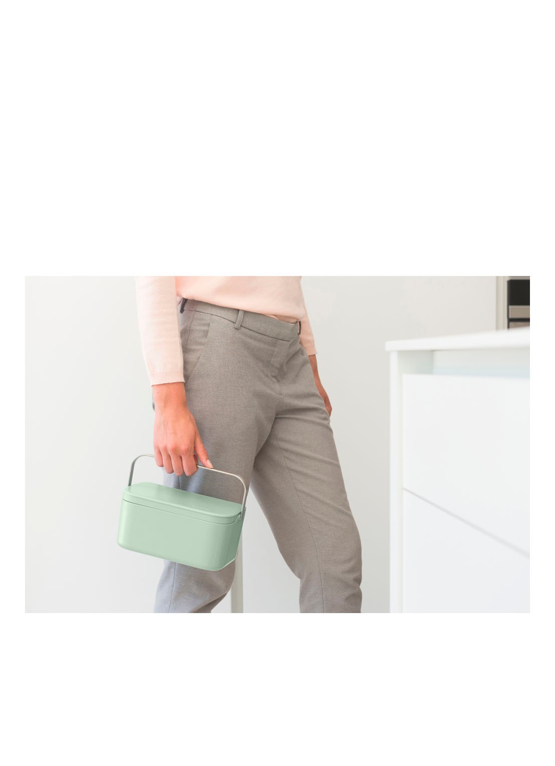 Brabantia Sinkside aanrechtafvalbak 1,8 liter - detail 3 groen