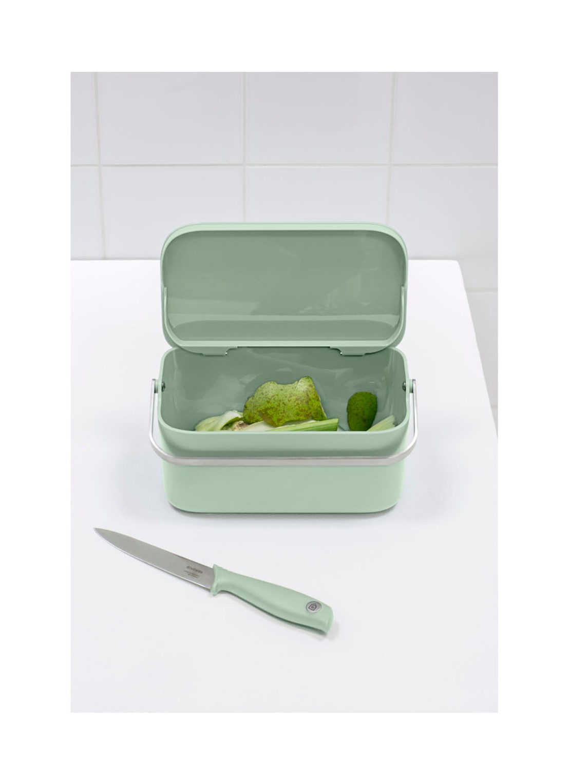 Brabantia Sinkside aanrechtafvalbak 1,8 liter - detail 5 groen
