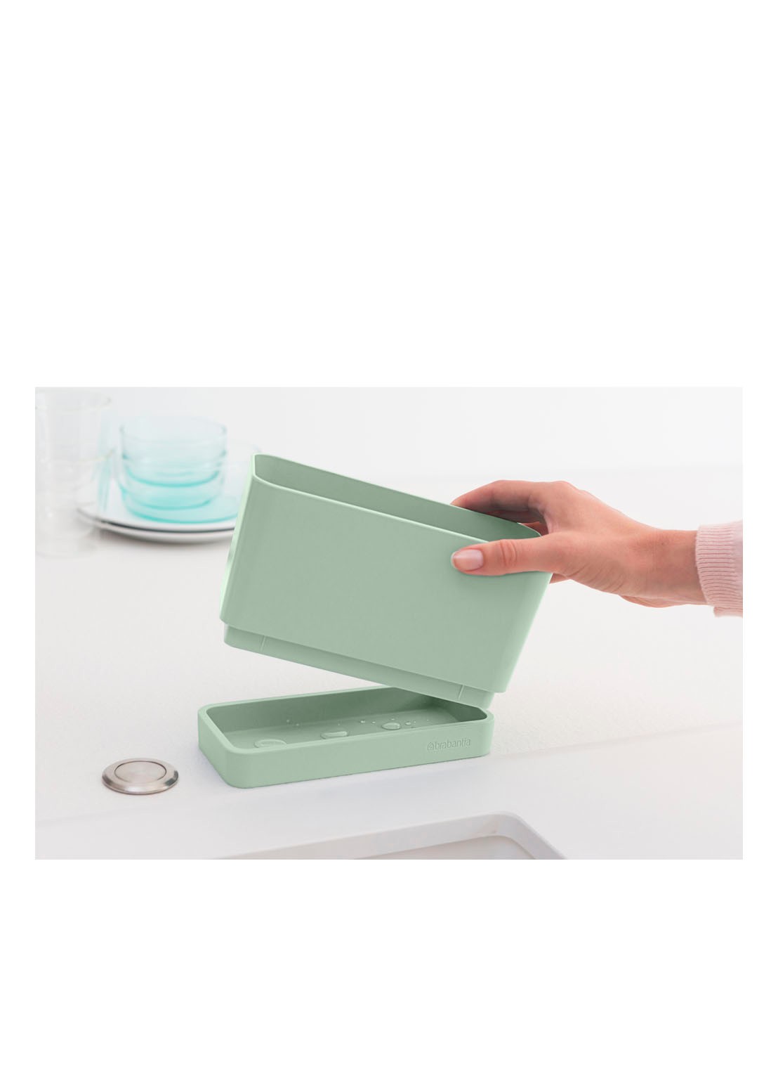 Brabantia Sinkside aanrechtbakje 18 cm - detail 4 groen