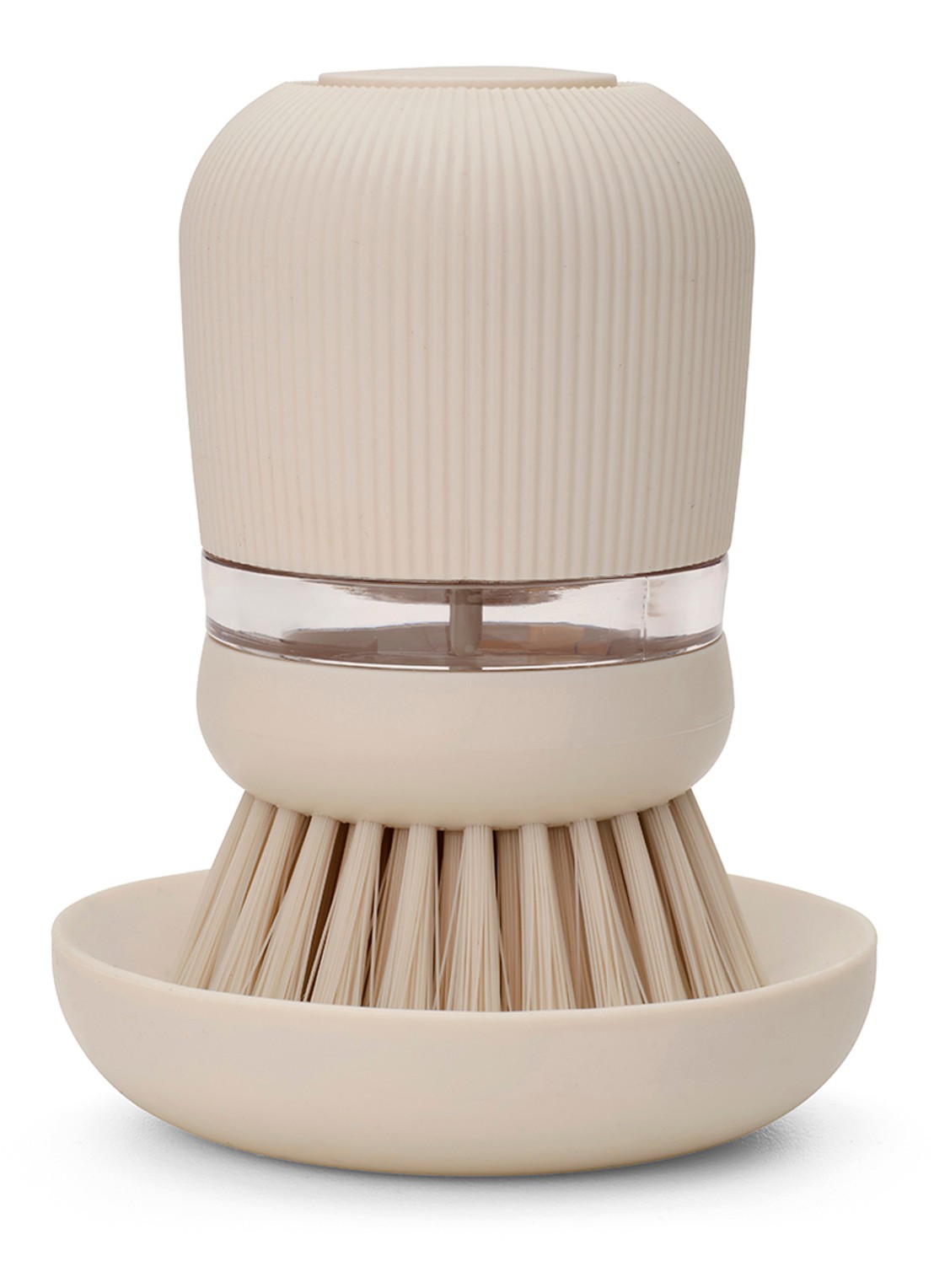 Brabantia SinkSide afwasborstel met zeepdispenser - voorkant 6 beige