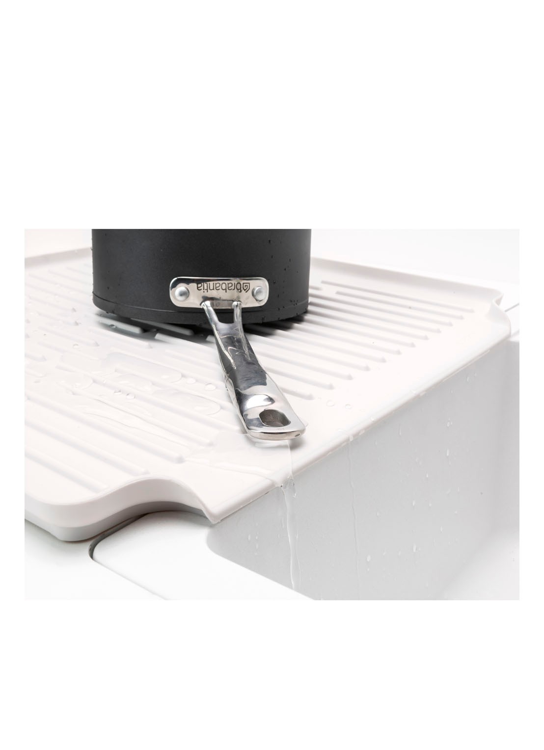 Brabantia SinkSide inklapbaar afdruiprek 42 x 51 cm - detail 4 lichtgrijs
