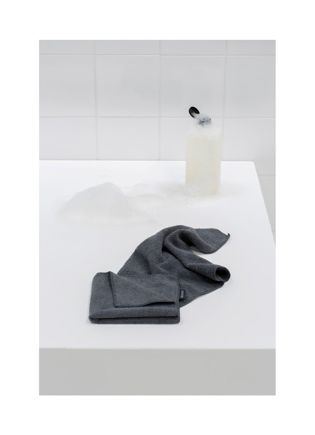 Brabantia SinkSide microvezeldoek set van 2 - achterkant antraciet