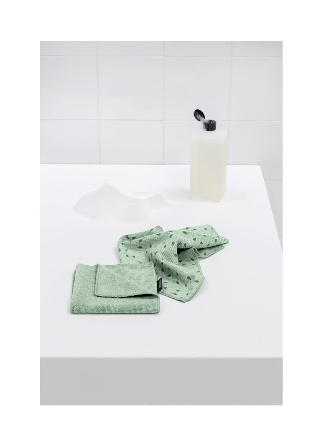 Brabantia SinkSide Microvezeldoek set van 2 - voorkant 2 groen