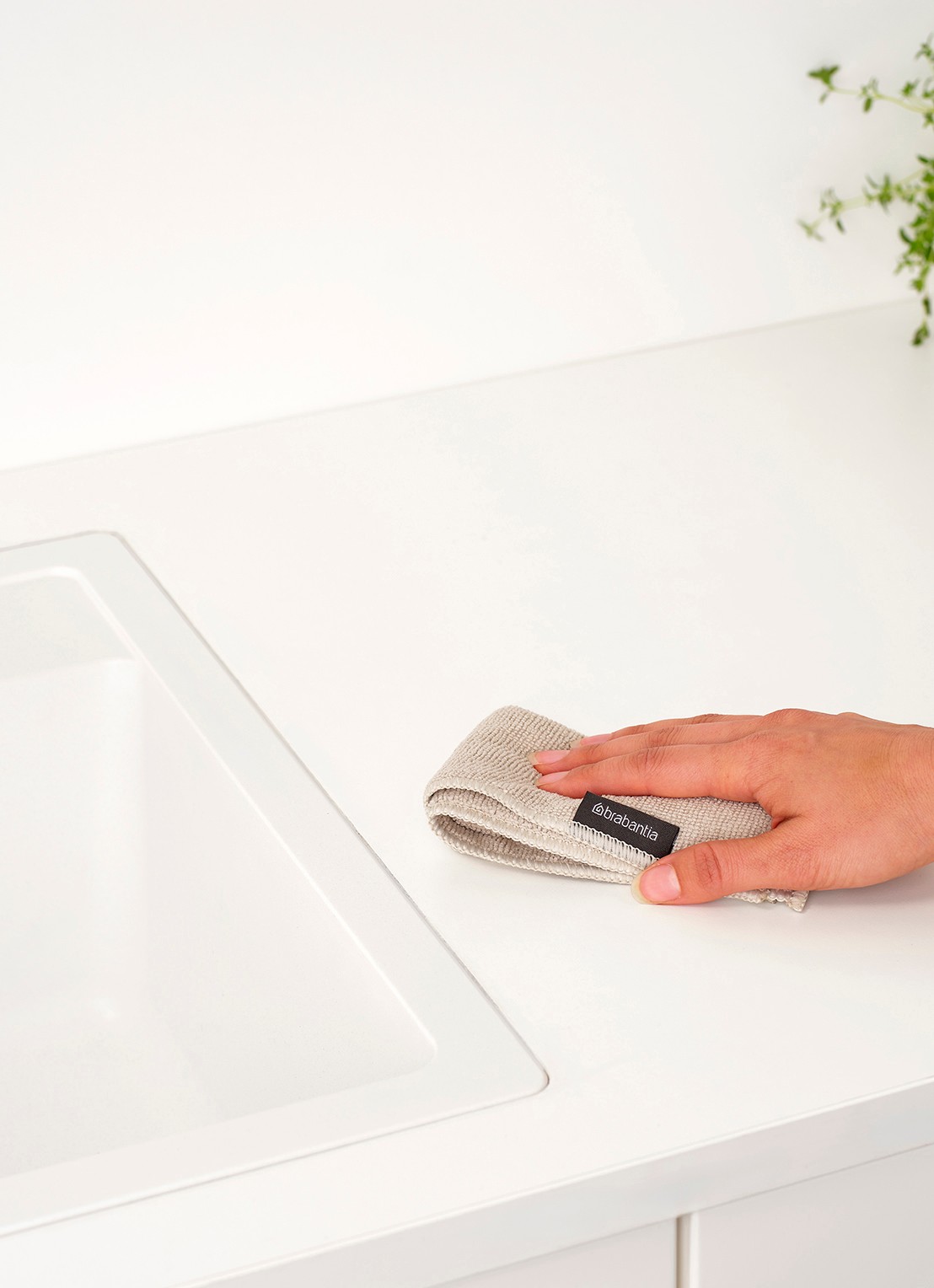 Brabantia SinkSide microvezeldoekjes 16 x 22 cm set van 3  - detail 4 groen