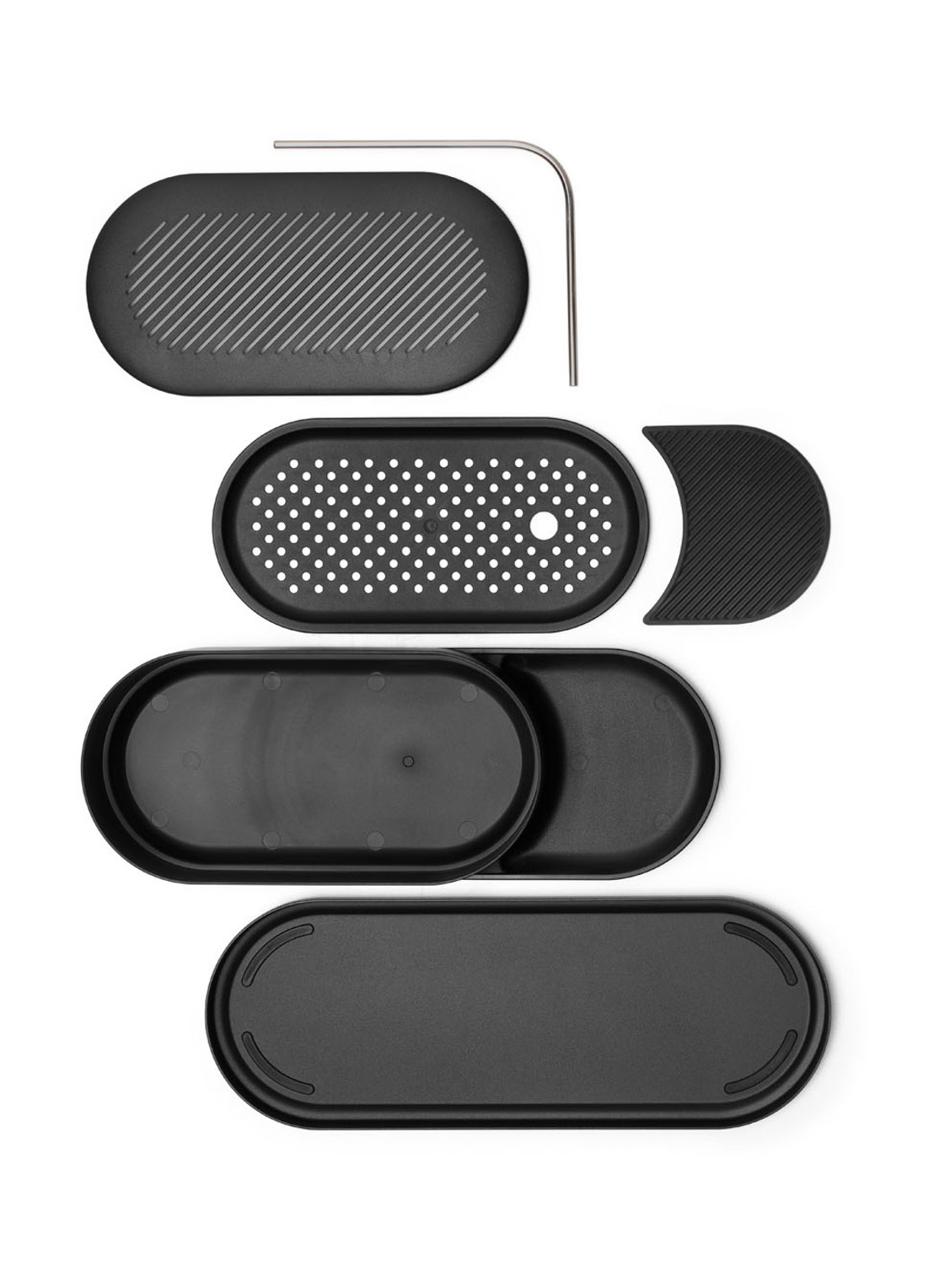 Brabantia SinkStyle gootsteen organizer - detail 2 middengrijs