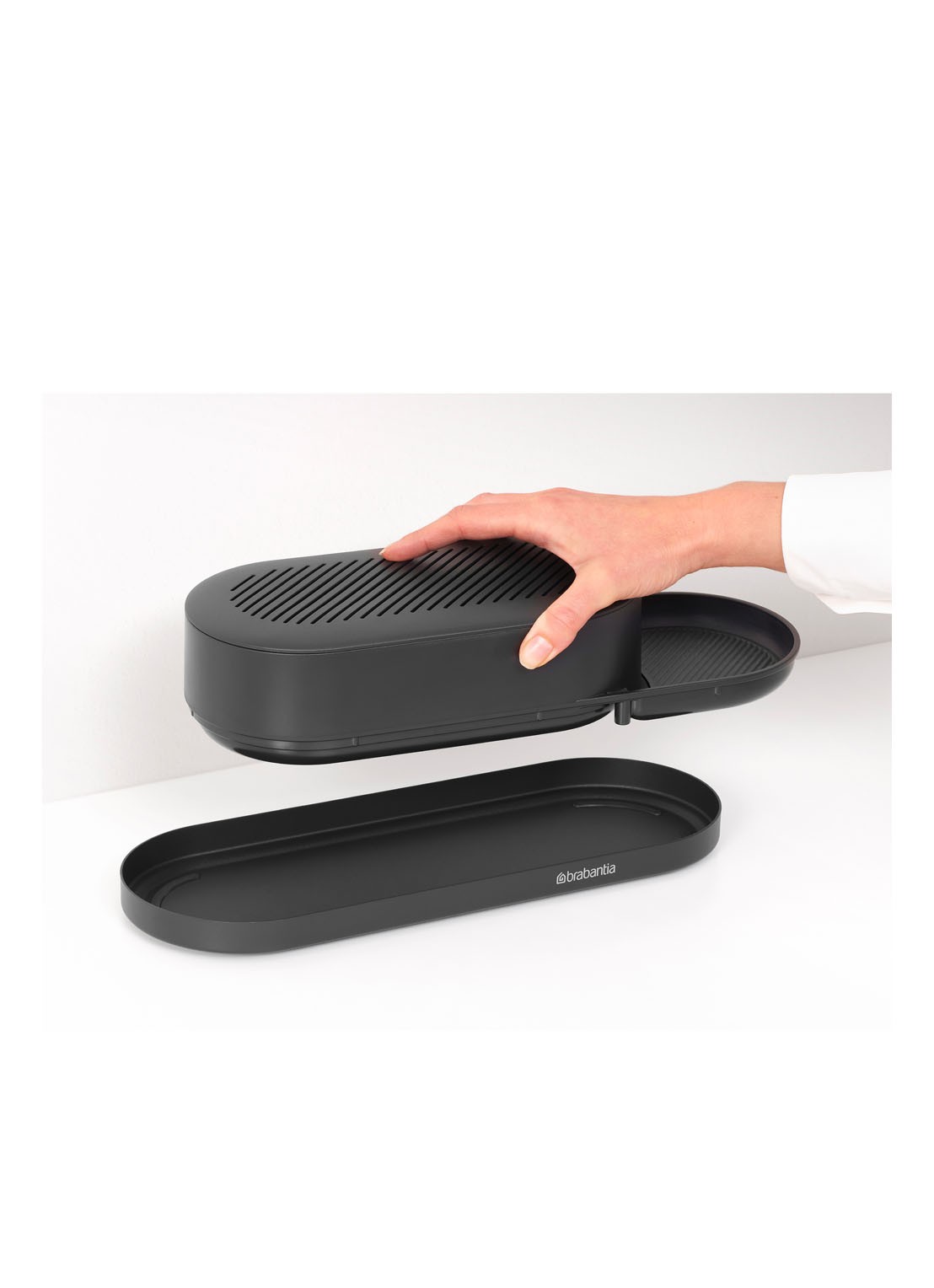 Brabantia SinkStyle gootsteen organizer - detail 3 middengrijs